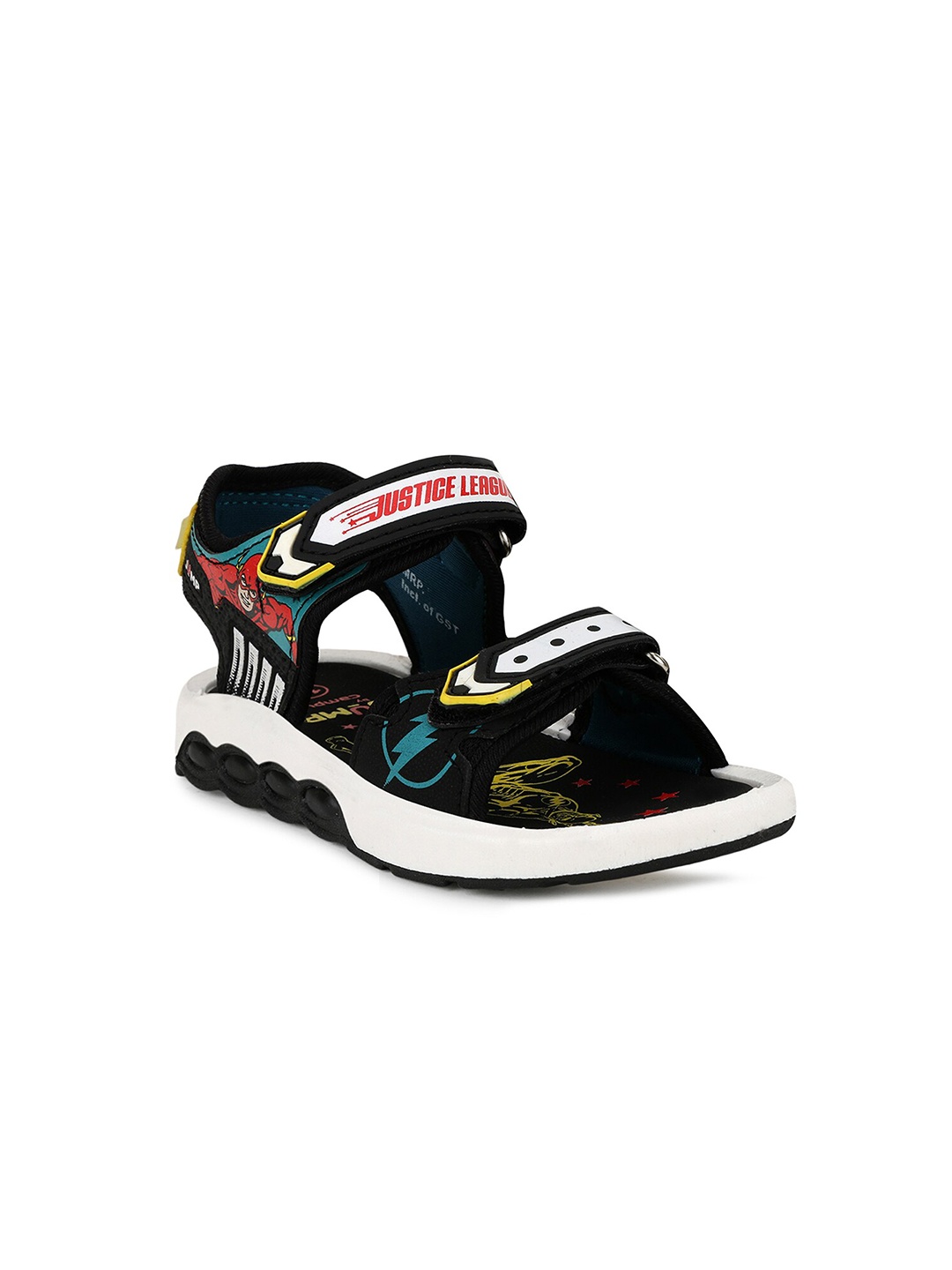 

Campus Unisex Kids Black & Red Comfort Sandals