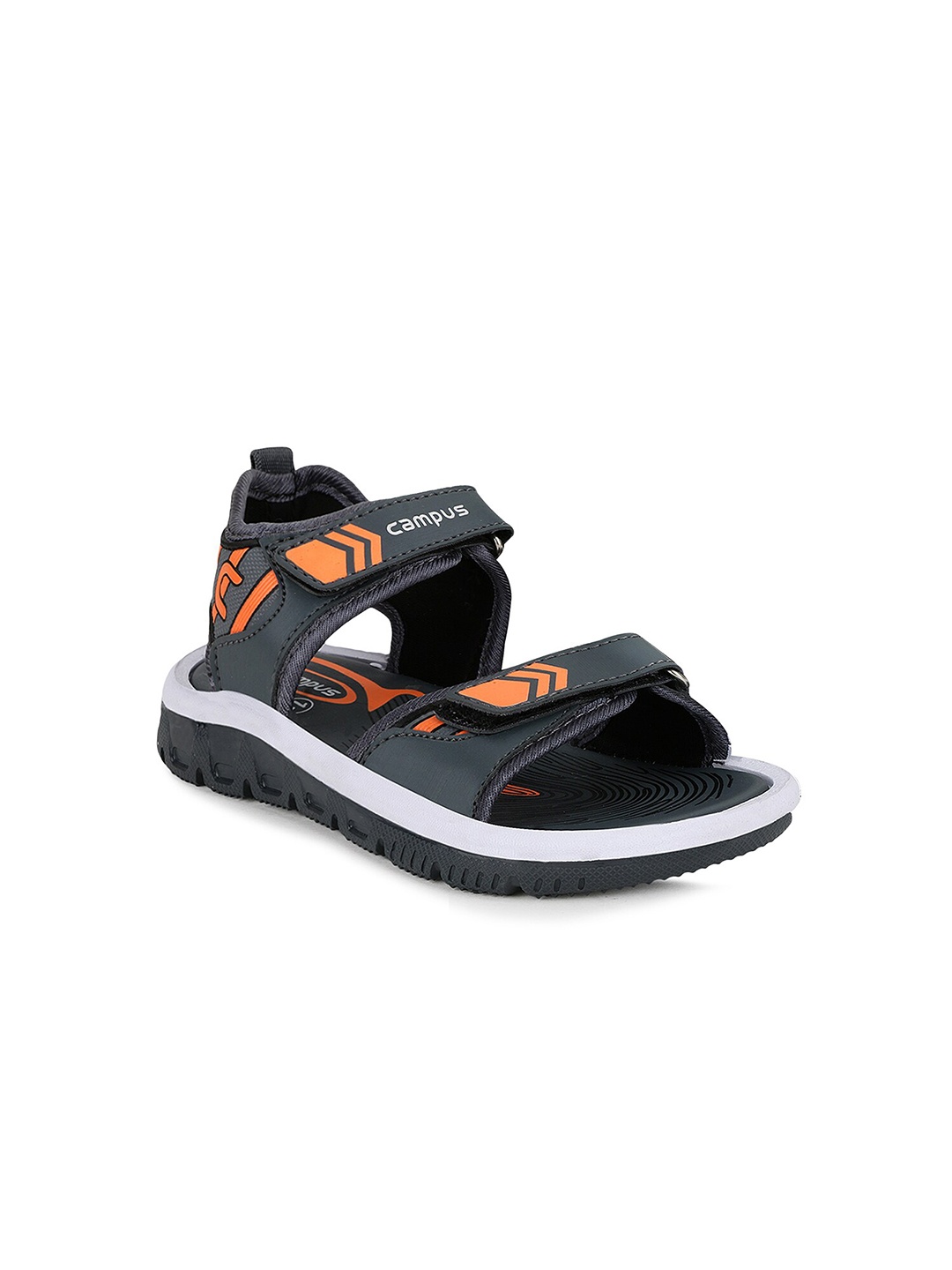 

Campus Unisex Kids Grey & Orange Comfort Sandals