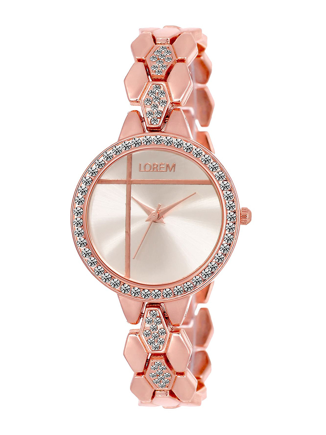 

LOREM Women Rose Gold Analogue Watch LR242