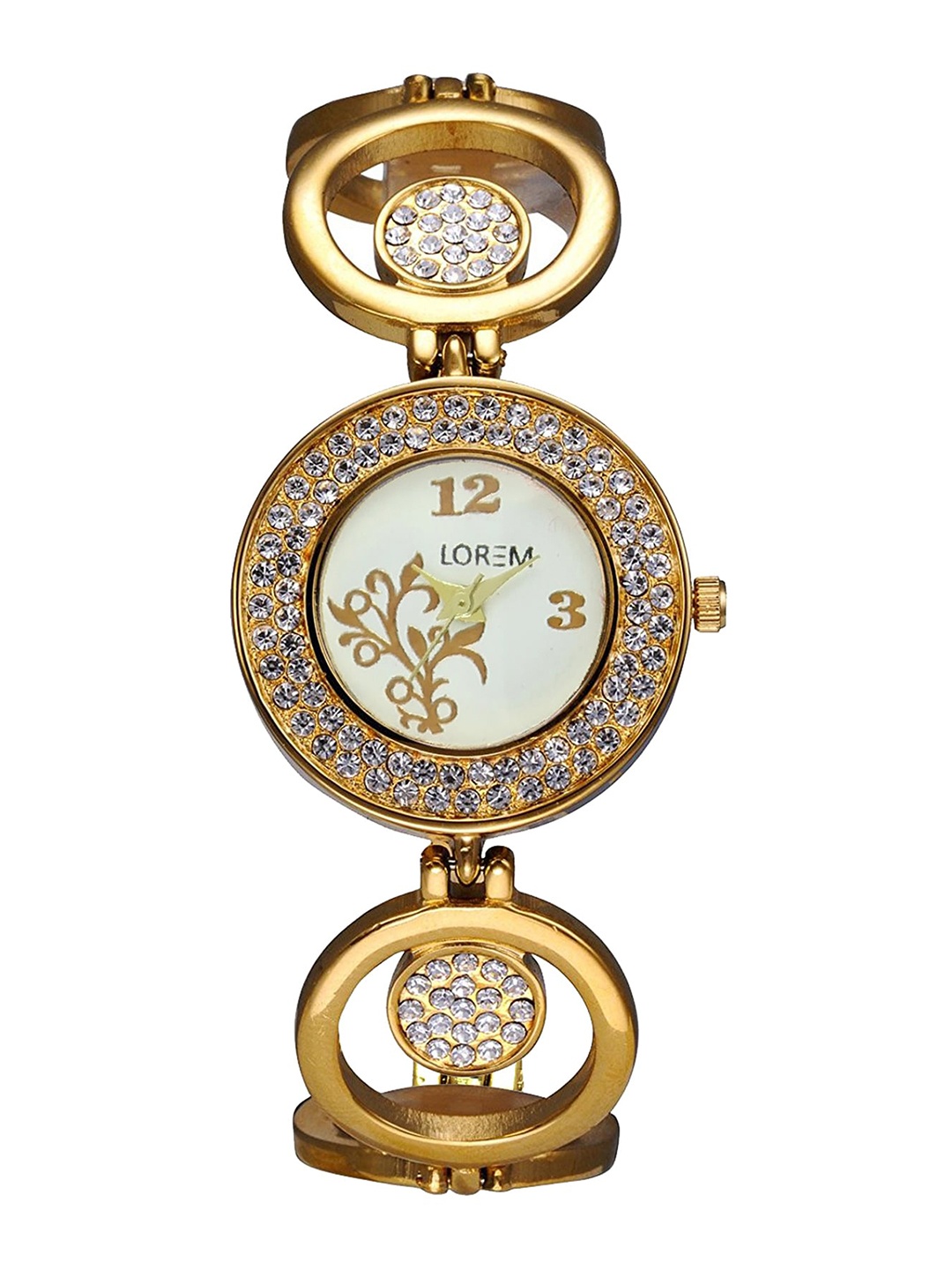 

LOREM Women Gold-Toned Analogue Watch LR204