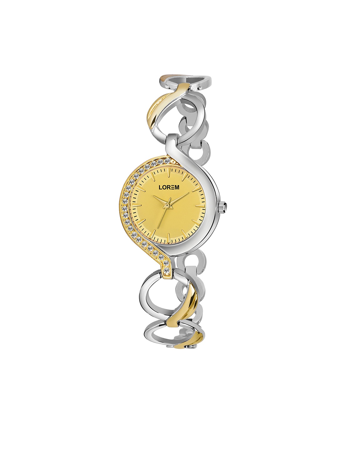 

LOREM Women Yellow Analogue Watch LR265