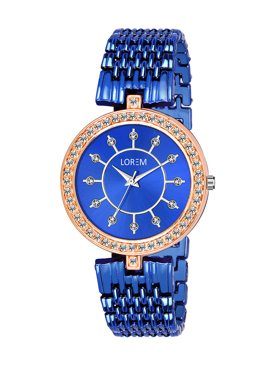 

LOREM Women Blue Analogue Watch