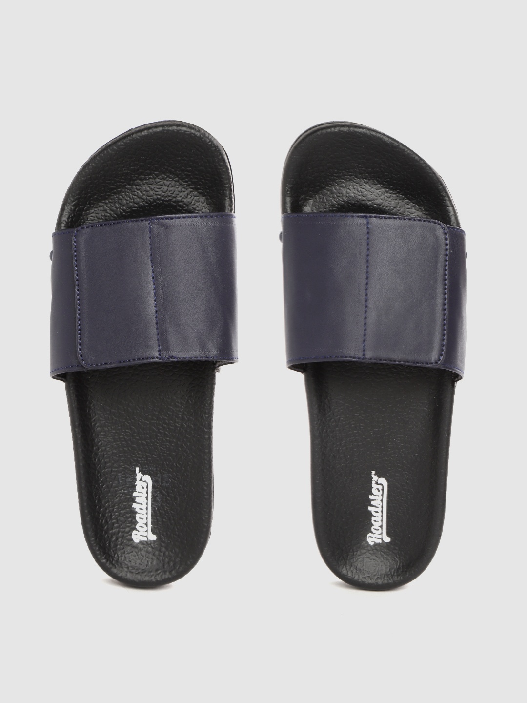 

Roadster Women Navy Blue Solid Sliders