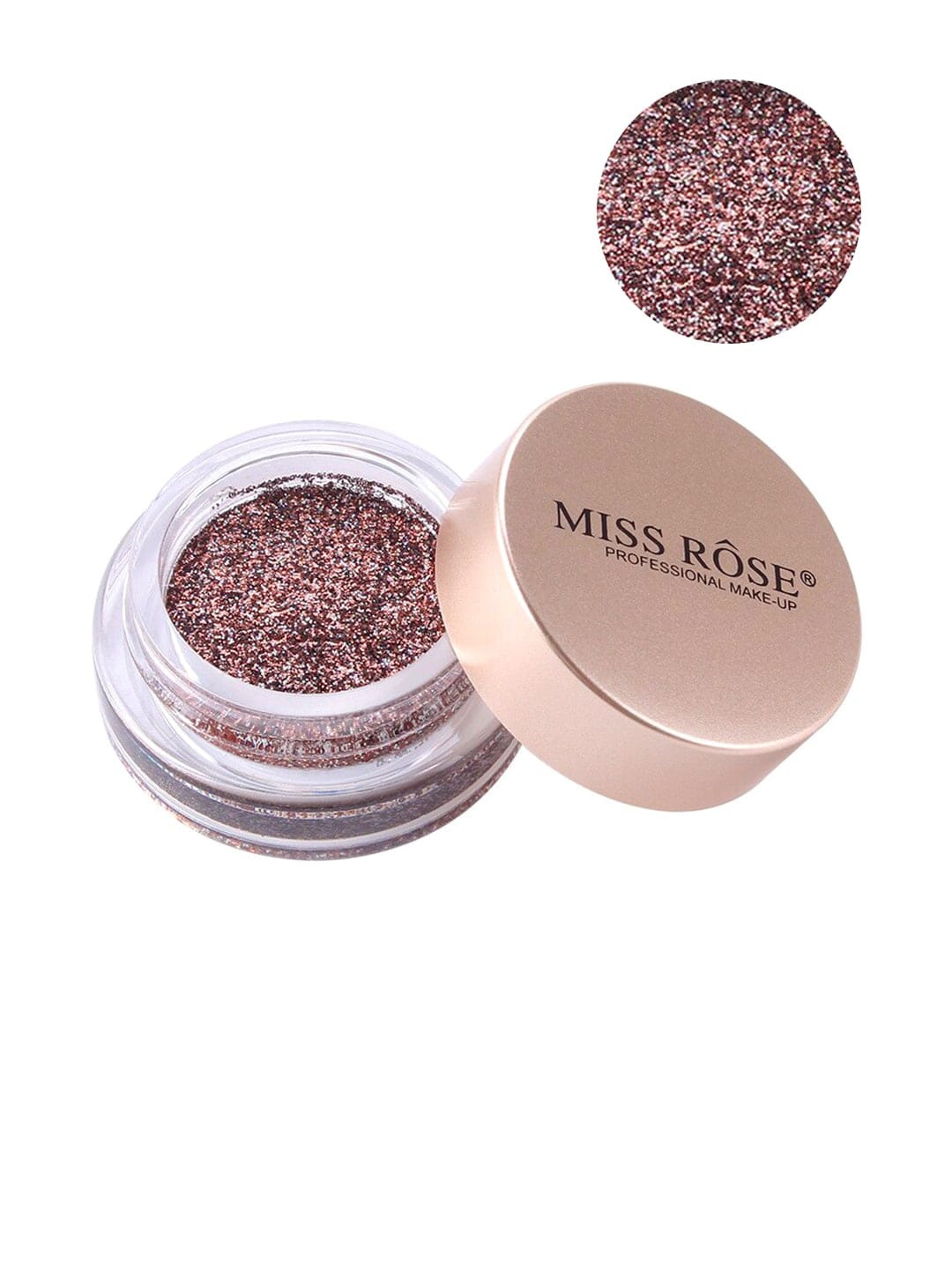 

Miss Rose Pink High Pigmented Single Glitter Eyeshadow