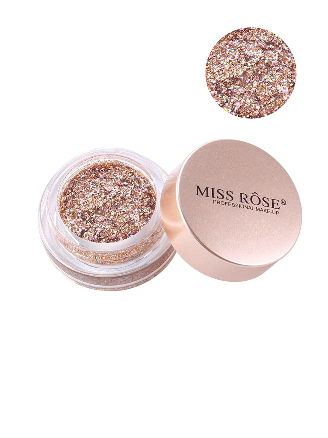 

Miss Rose Pink High Pigmented Single Glitter Eyeshadow