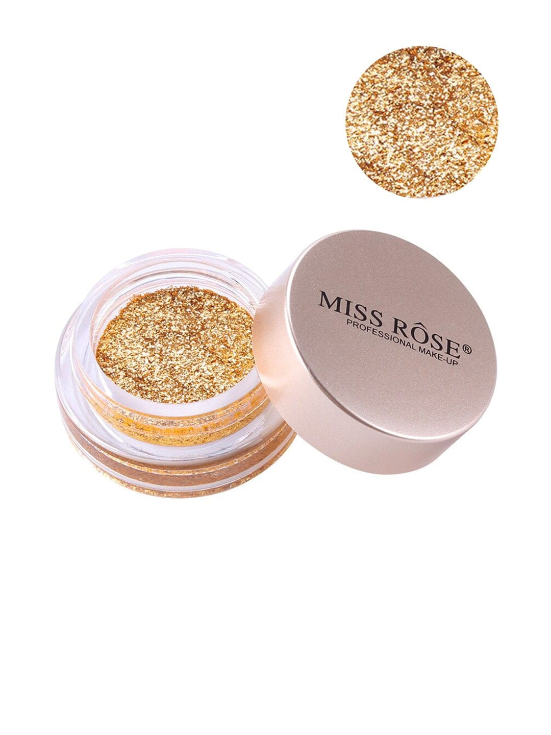 

Miss Rose Gold-Toned High Pigmented Single Glitter Eyeshadow