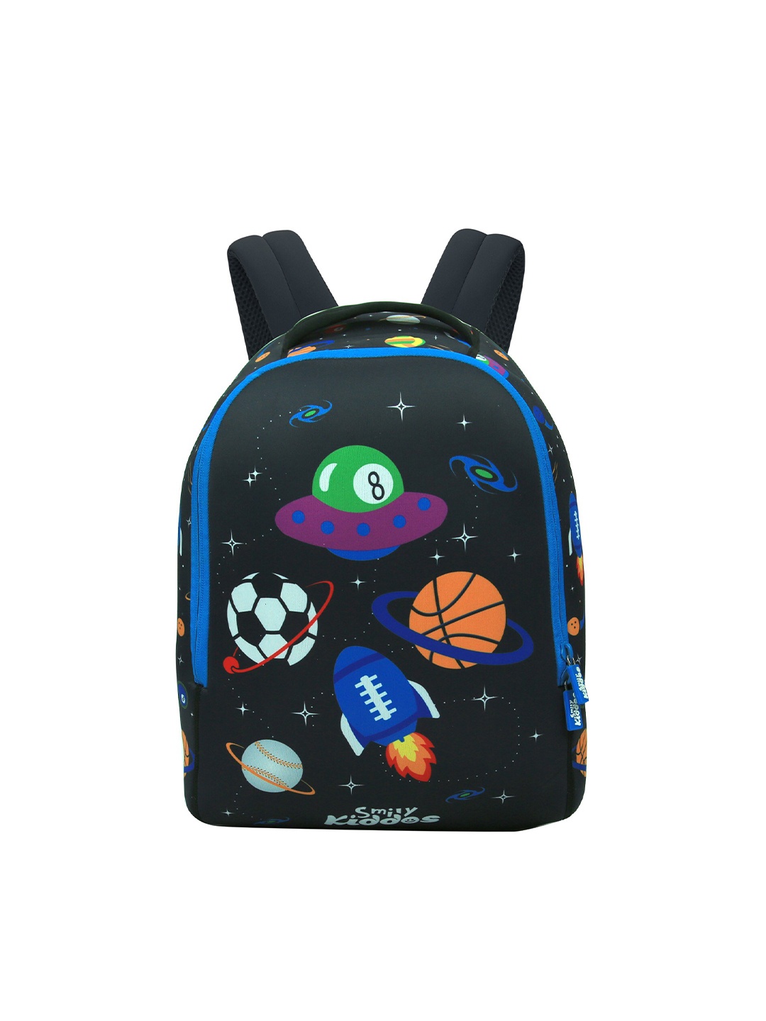 

Smily Kiddos Kids Black Graphic Backpacks