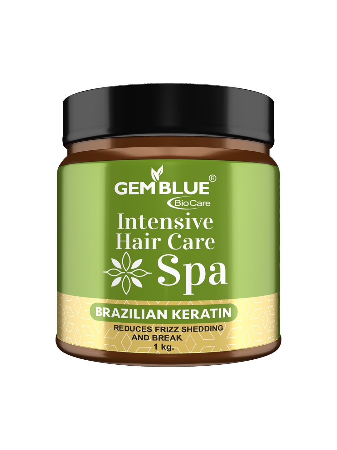 

GEMBLUE BioCare Brazilian Keratin Hair Treatment Spa - 1000 g, White