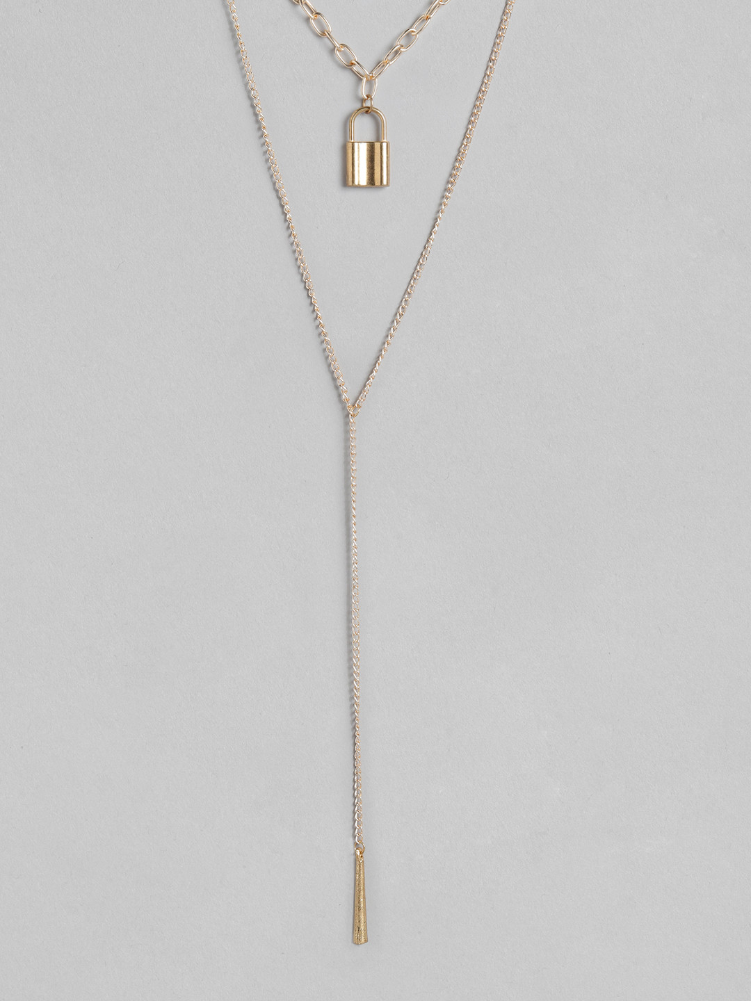 

Blueberry Gold-Plated Handcrafted Layered Necklace