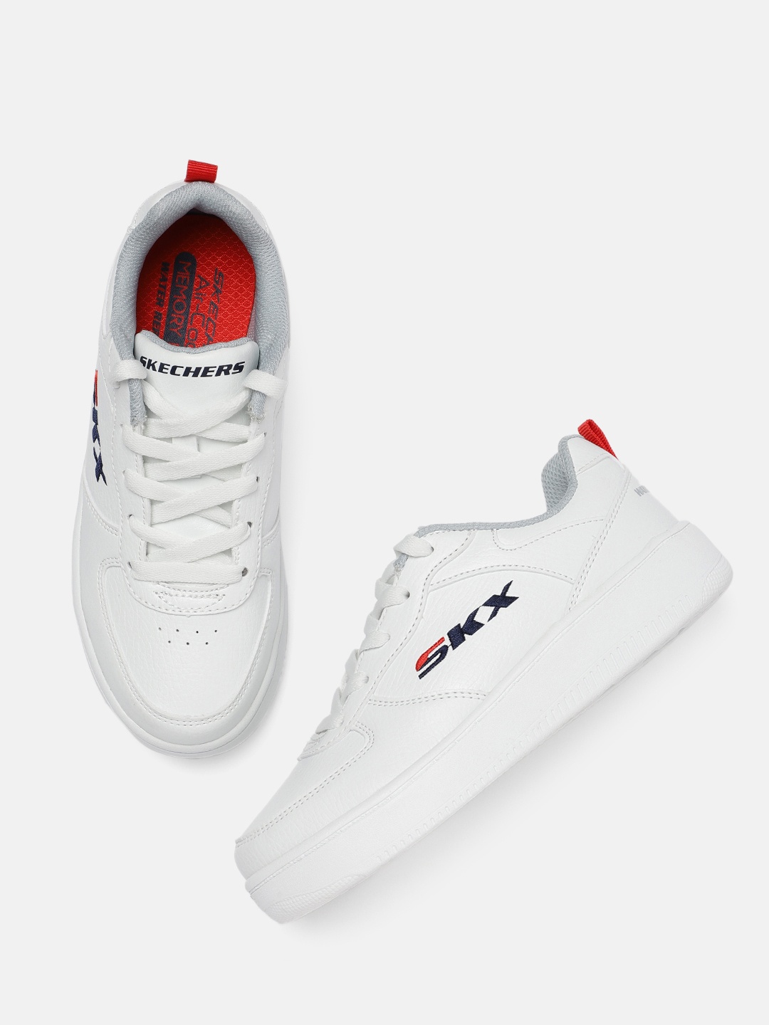 

Skechers Boys White Solid SPORT COURT 92 Sneakers