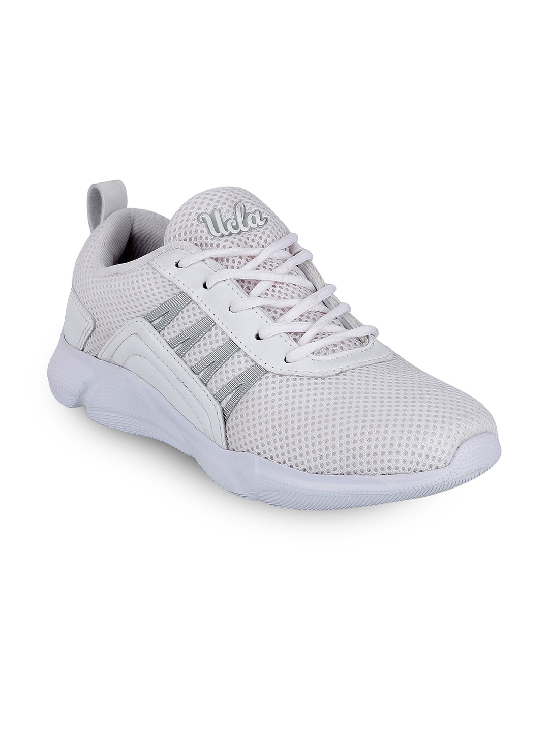 

UCLA Women White Mesh Running Shoes