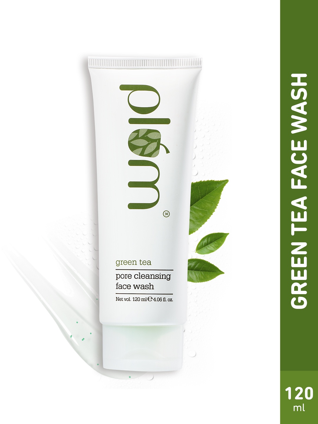 

Plum Green Tea Range Pore Cleansing Face Wash - 120 ml, White