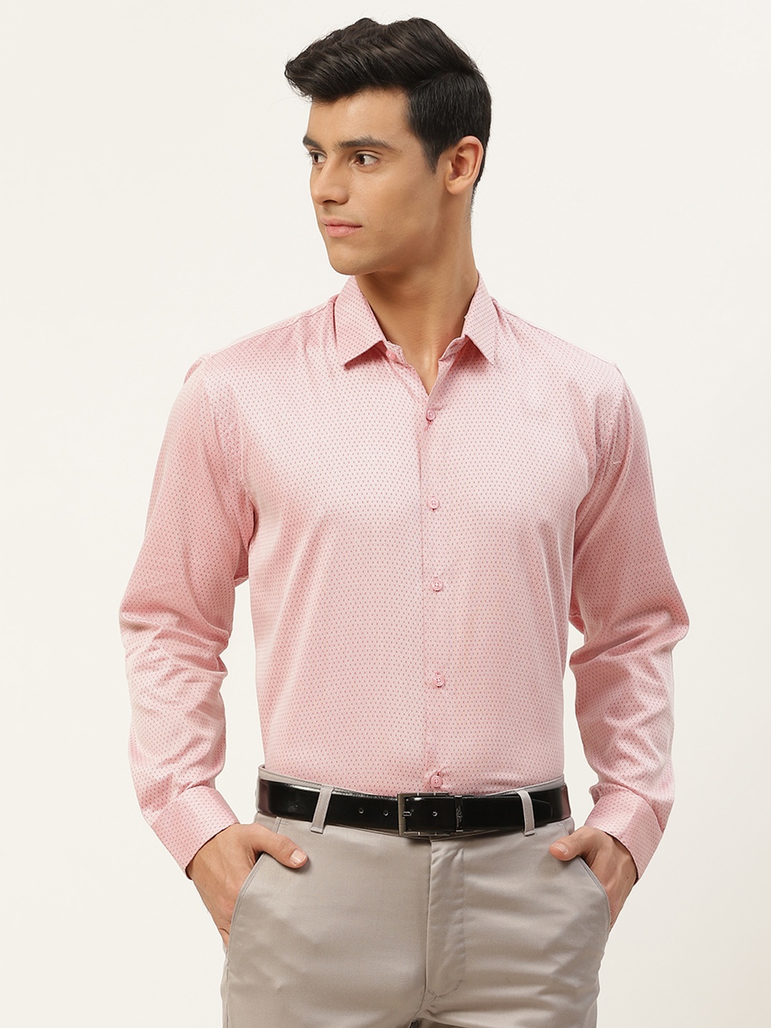 

SOJANYA Men Pink Classic Formal Shirt