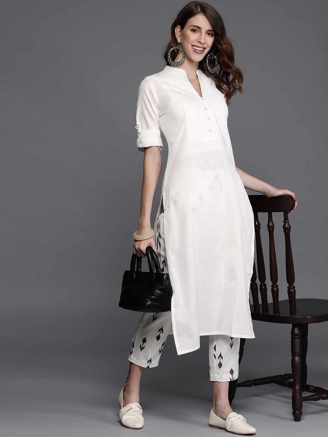 

Libas Women White Kurta