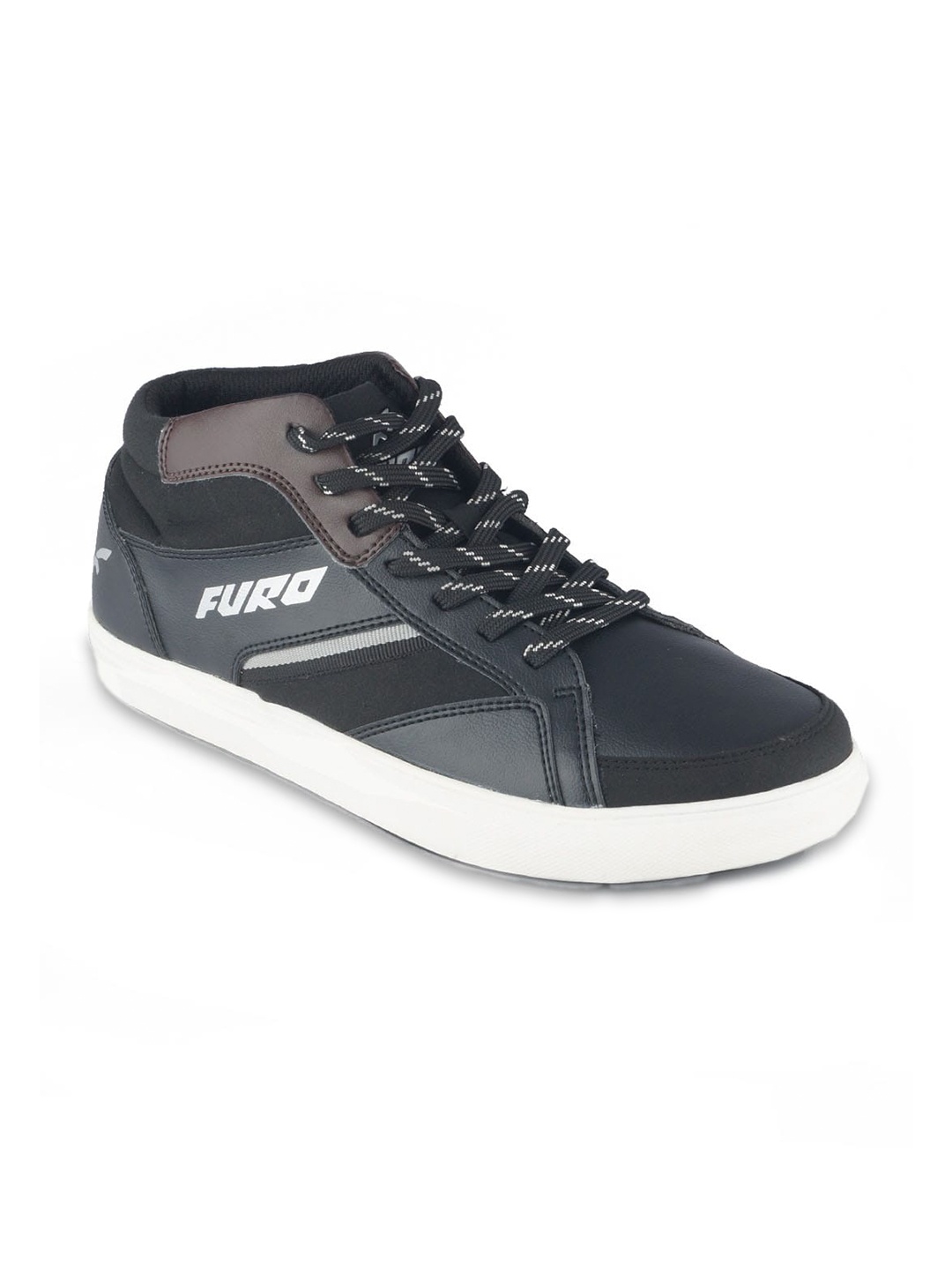 

FURO by Red Chief Men Black Walking Shoes