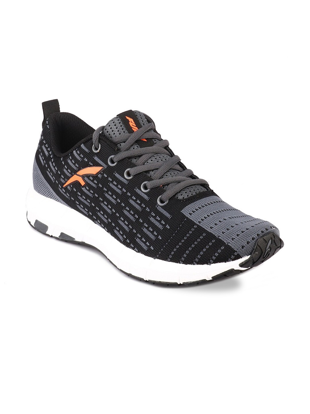 

FURO by Red Chief Men Black & Grey Mesh Running Shoes
