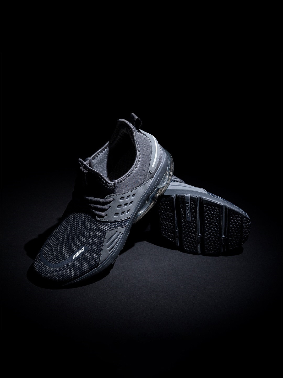 

FURO by Red Chief Men Grey Mesh Running Shoes