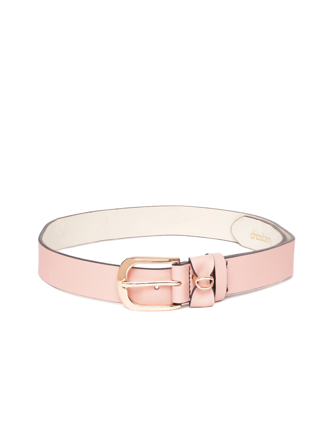 

DressBerry Women Pink Solid Belt