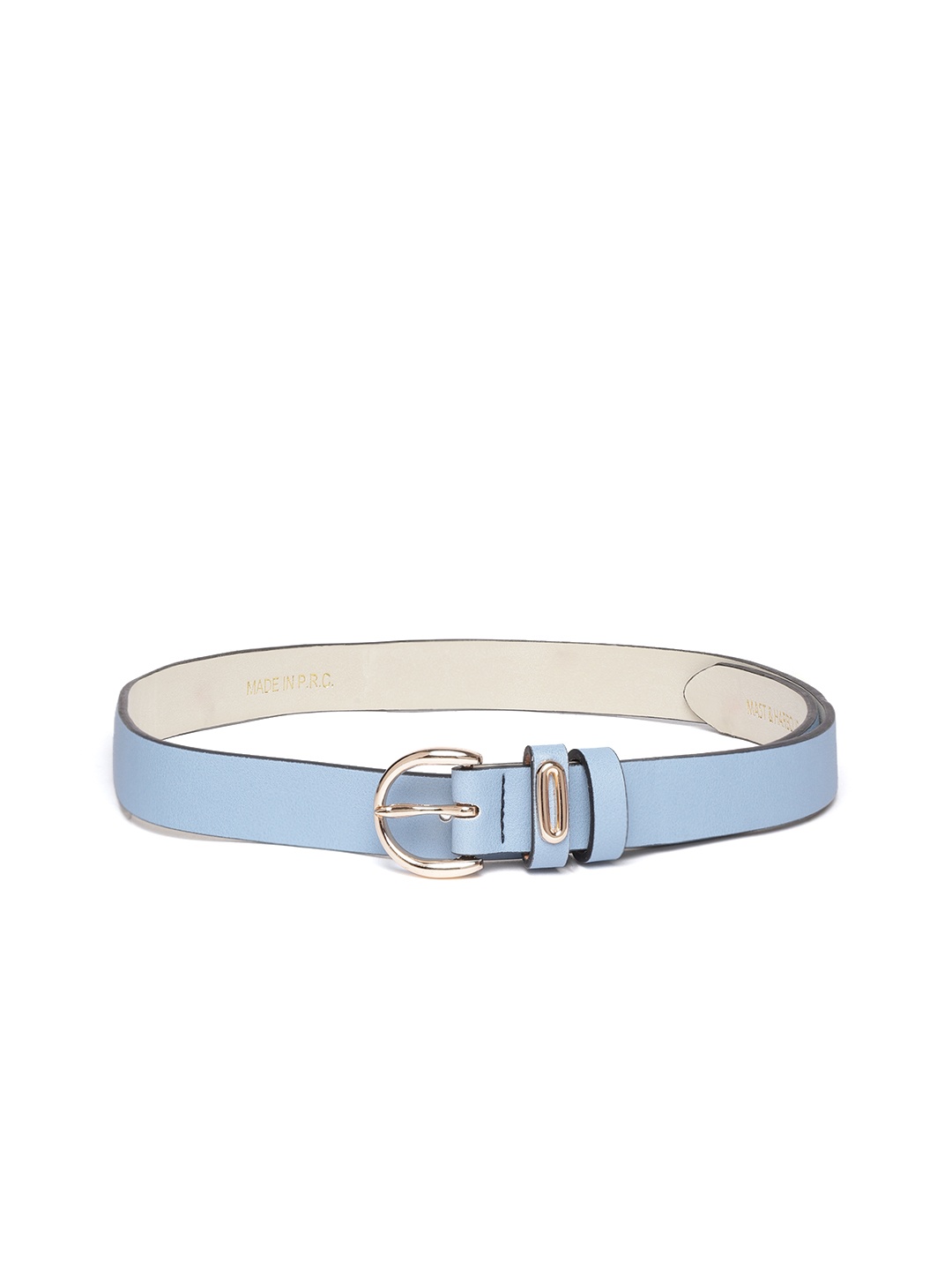 

Mast & Harbour Women Blue Solid Belt