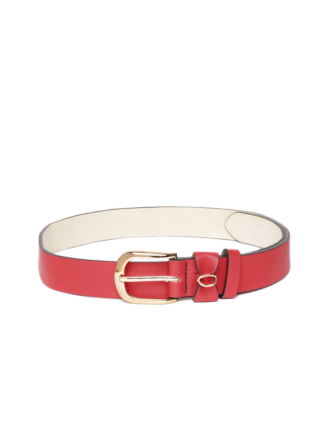 

DressBerry Women Red Solid Belt