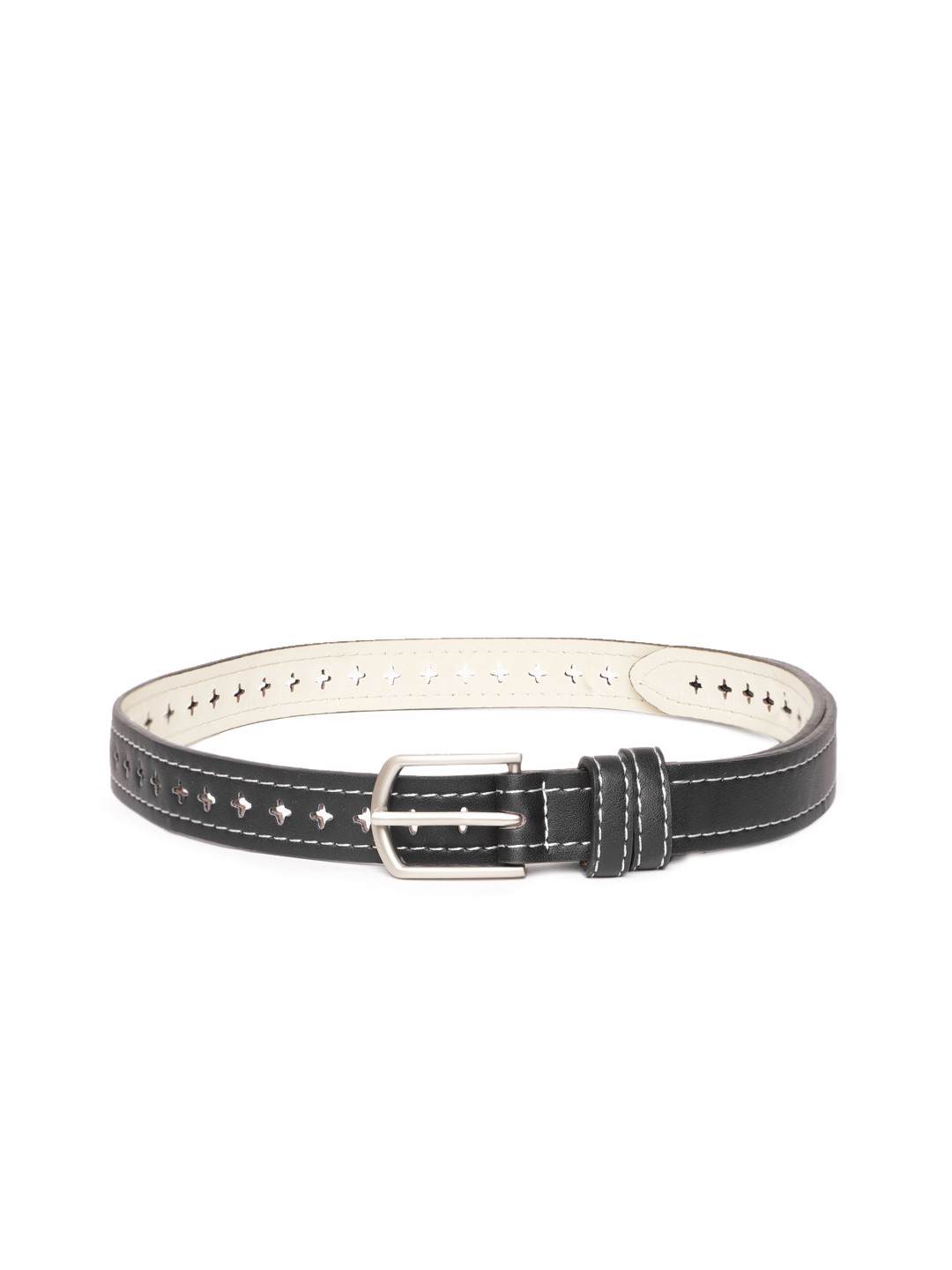

DressBerry Women Black Cut Work Belt