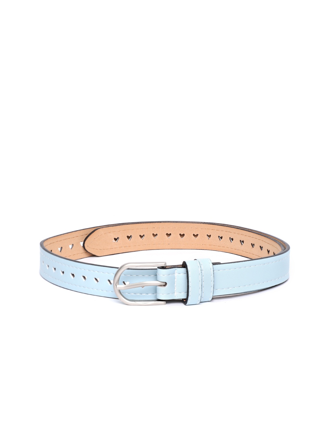 

DressBerry Women Blue Heart Textured Belt