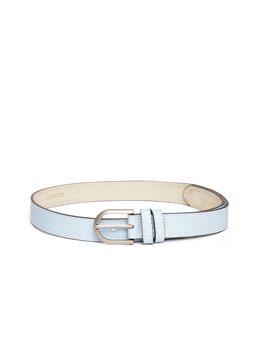 

Mast & Harbour Women Blue Solid Belt