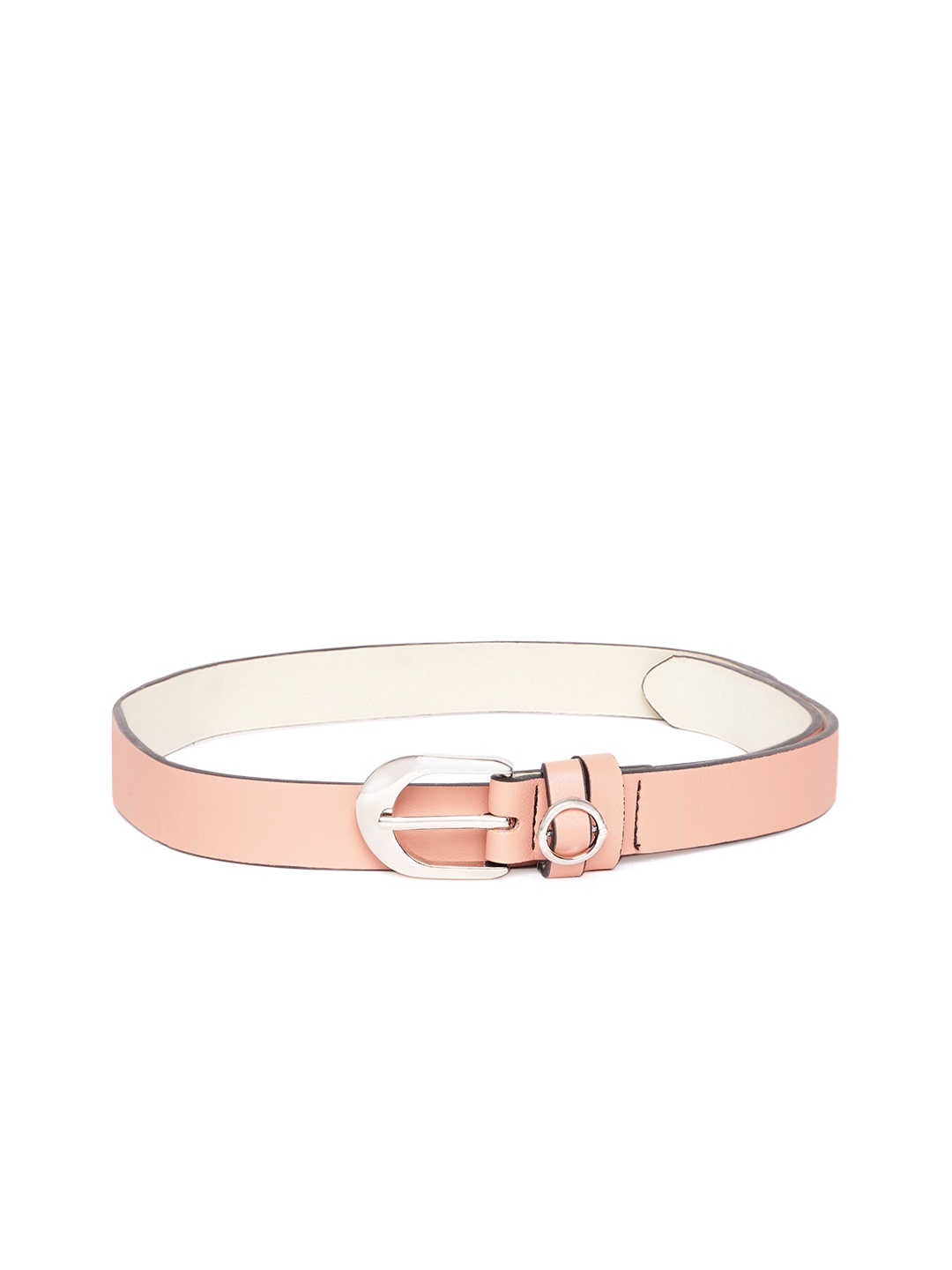 

Mast & Harbour Women Peach-Coloured PU Belt