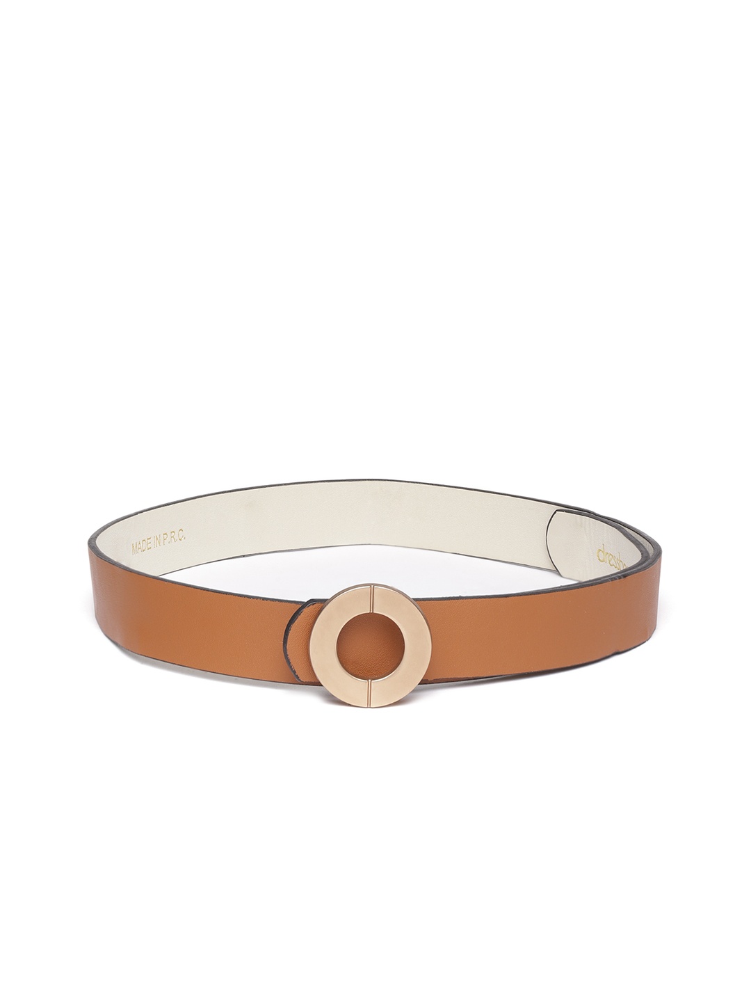 

DressBerry Women Tan Brown Solid Belt