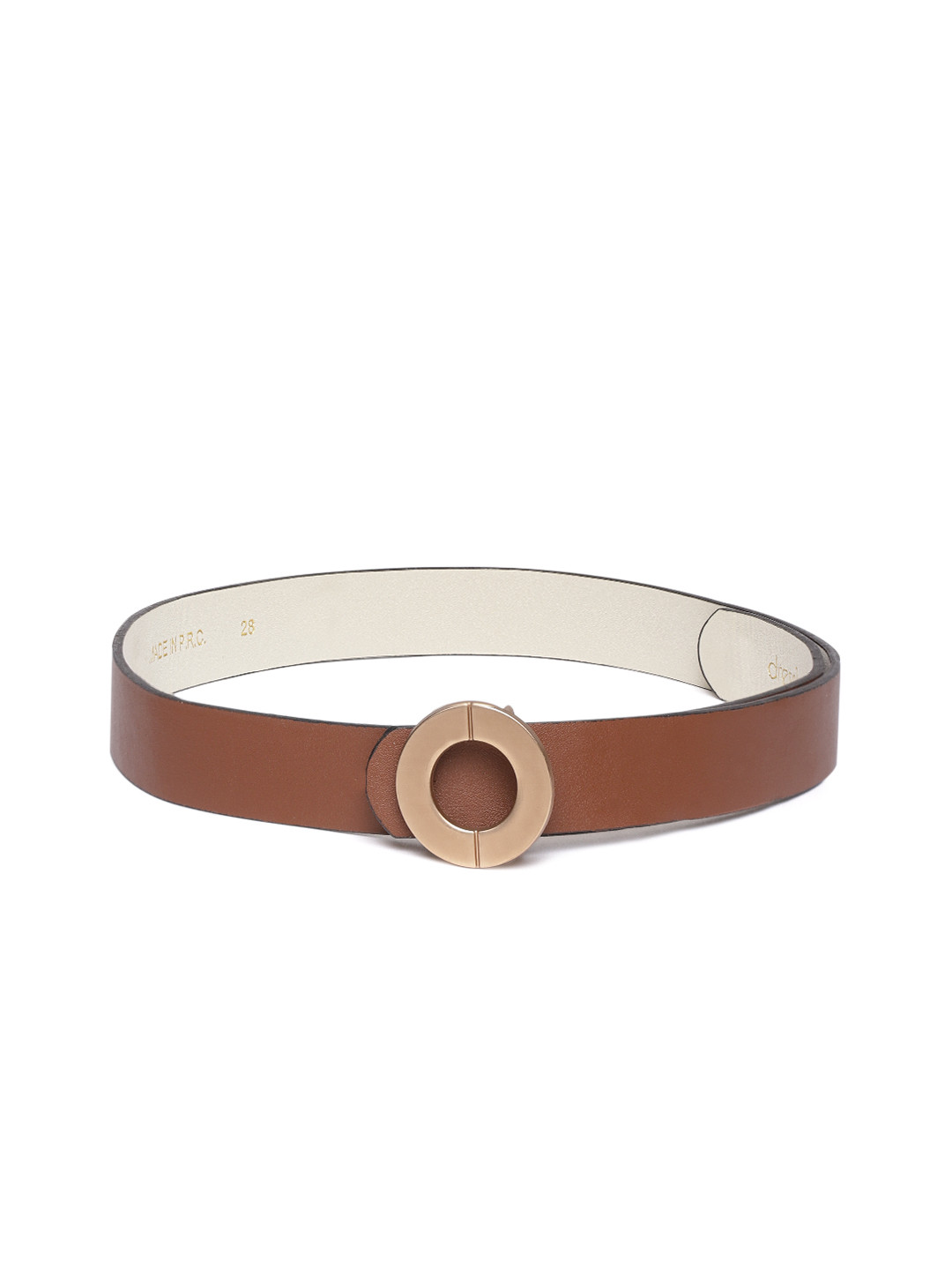 

DressBerry Women Brown Solid Belts