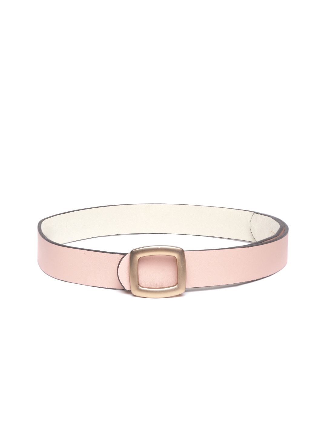 

DressBerry Women Peach-Coloured Solid Belts