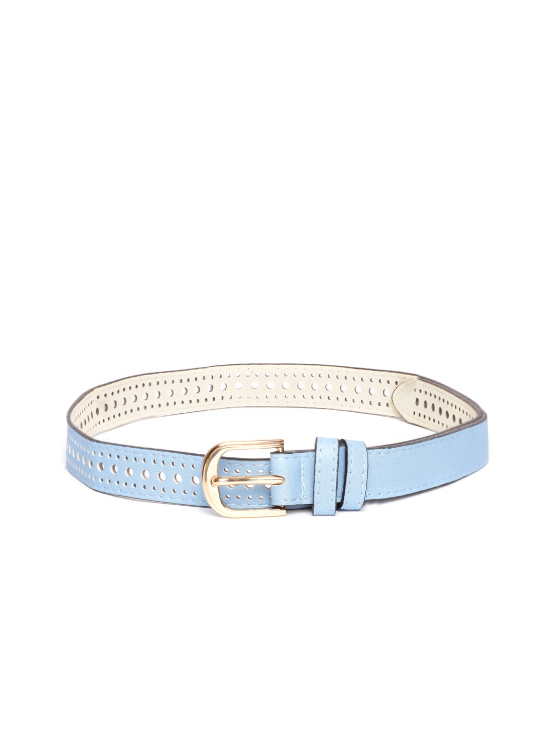 

Mast & Harbour Women Blue Cut Work Belt