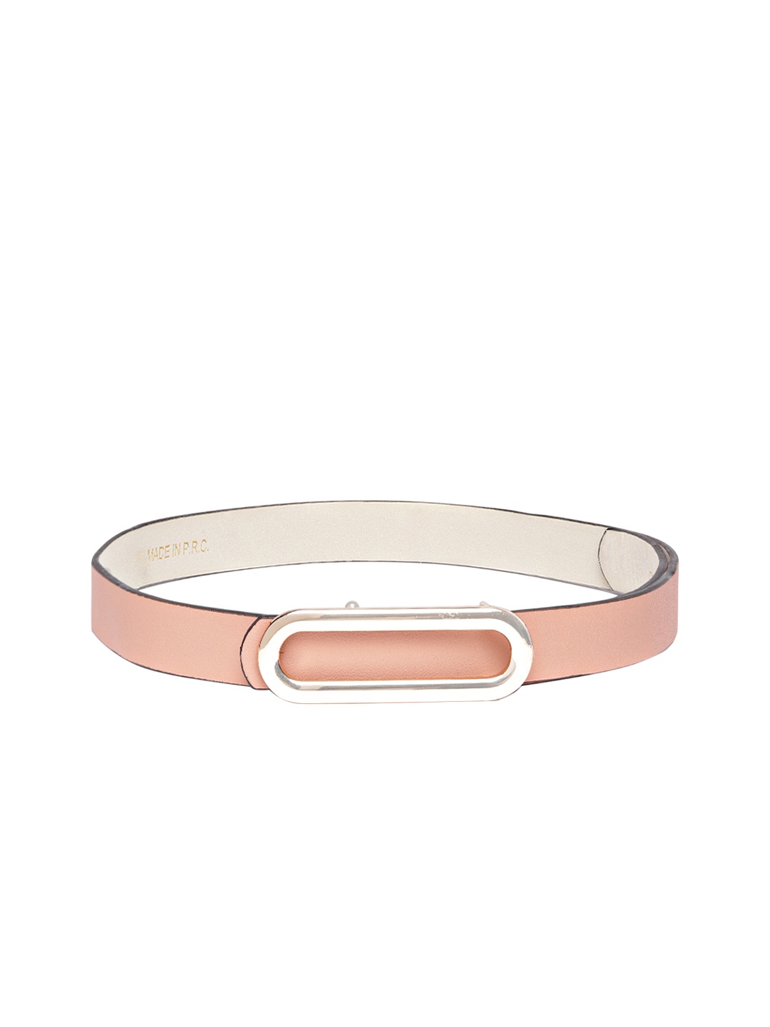 

DressBerry Women Peach-Coloured Solid Belts