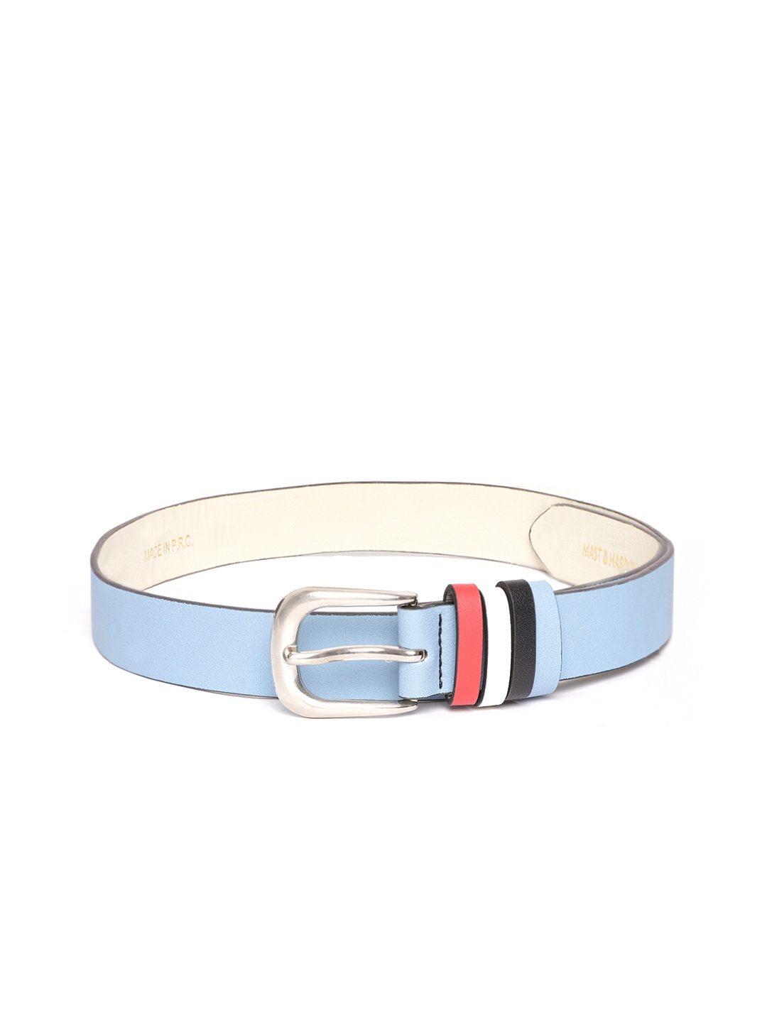 

Mast & Harbour Women Blue Solid Belt