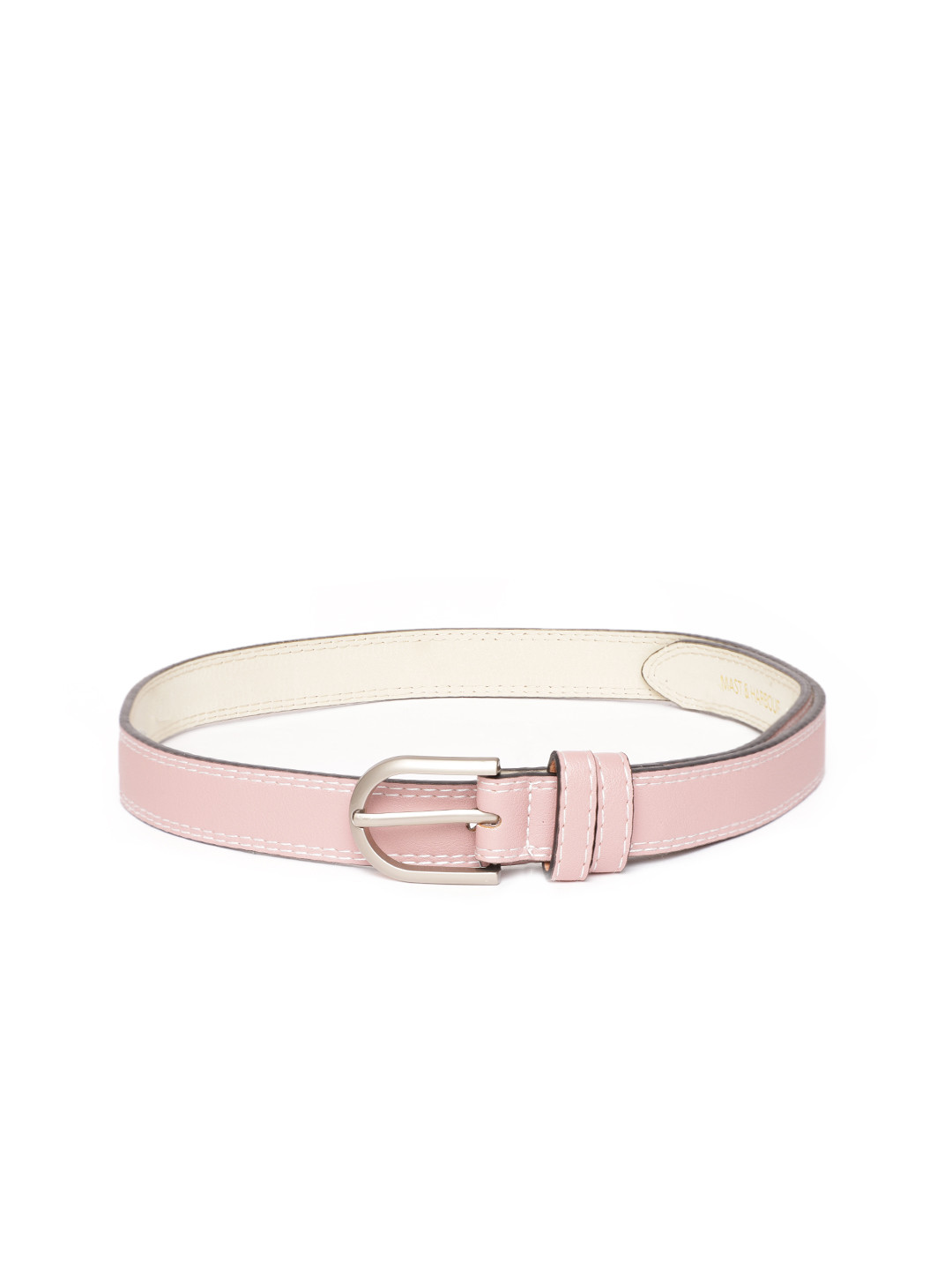 

Mast & Harbour Women Pink Solid Belt