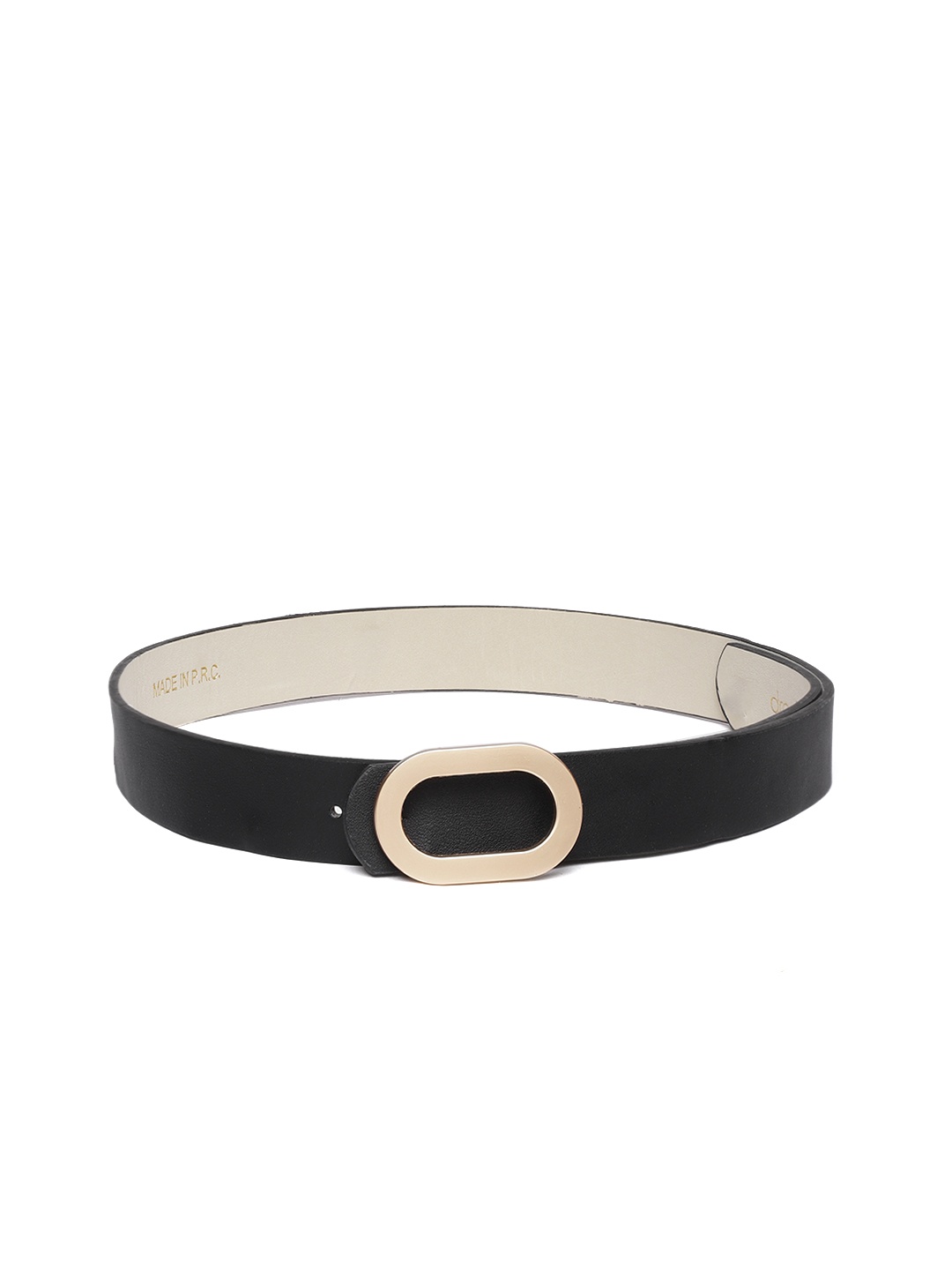 

DressBerry Women Black Solid Belt