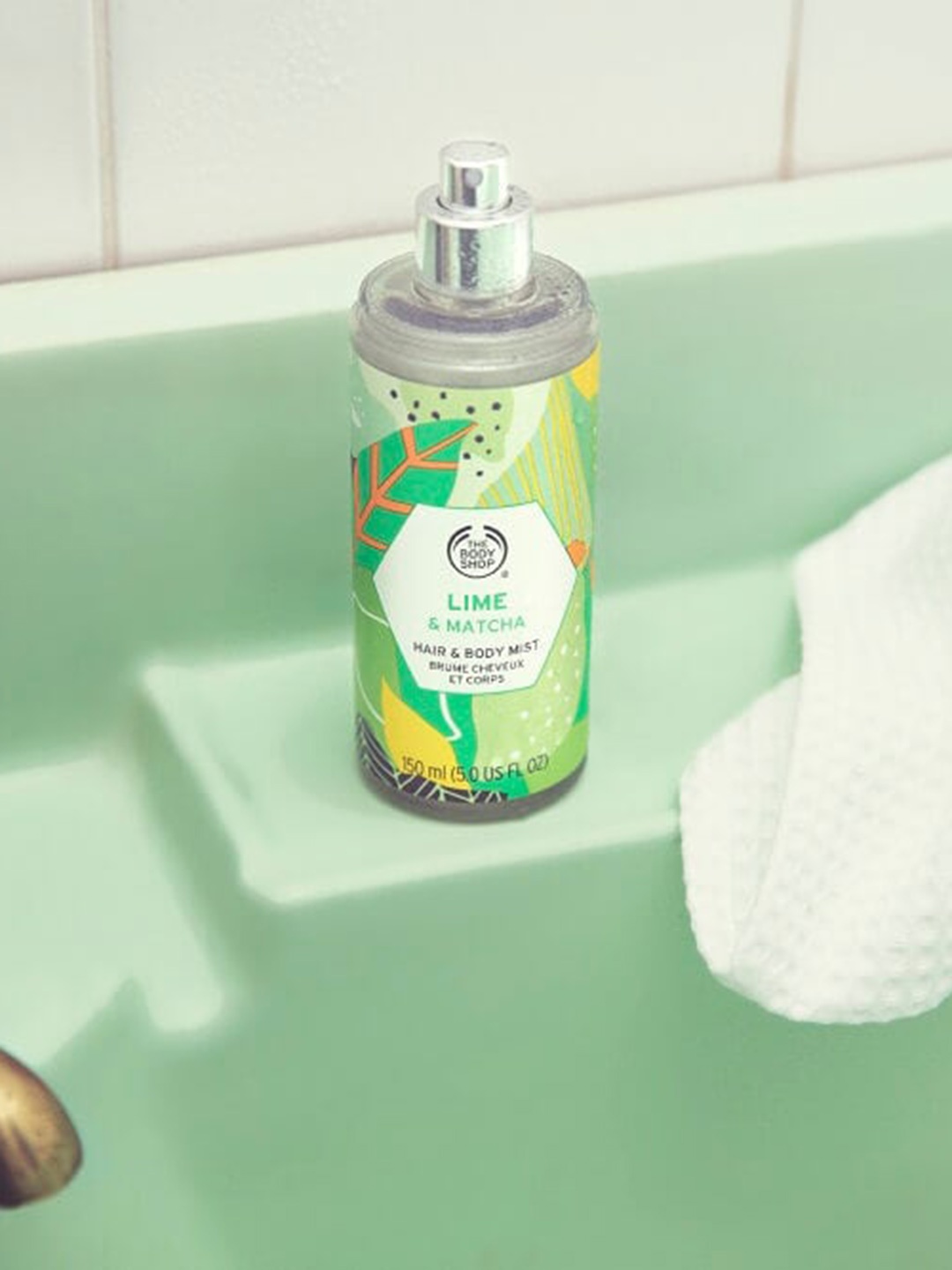 

THE BODY SHOP Unisex Lime & Matcha Hair & Body Mist with Castor Oil 150 ml, Multi