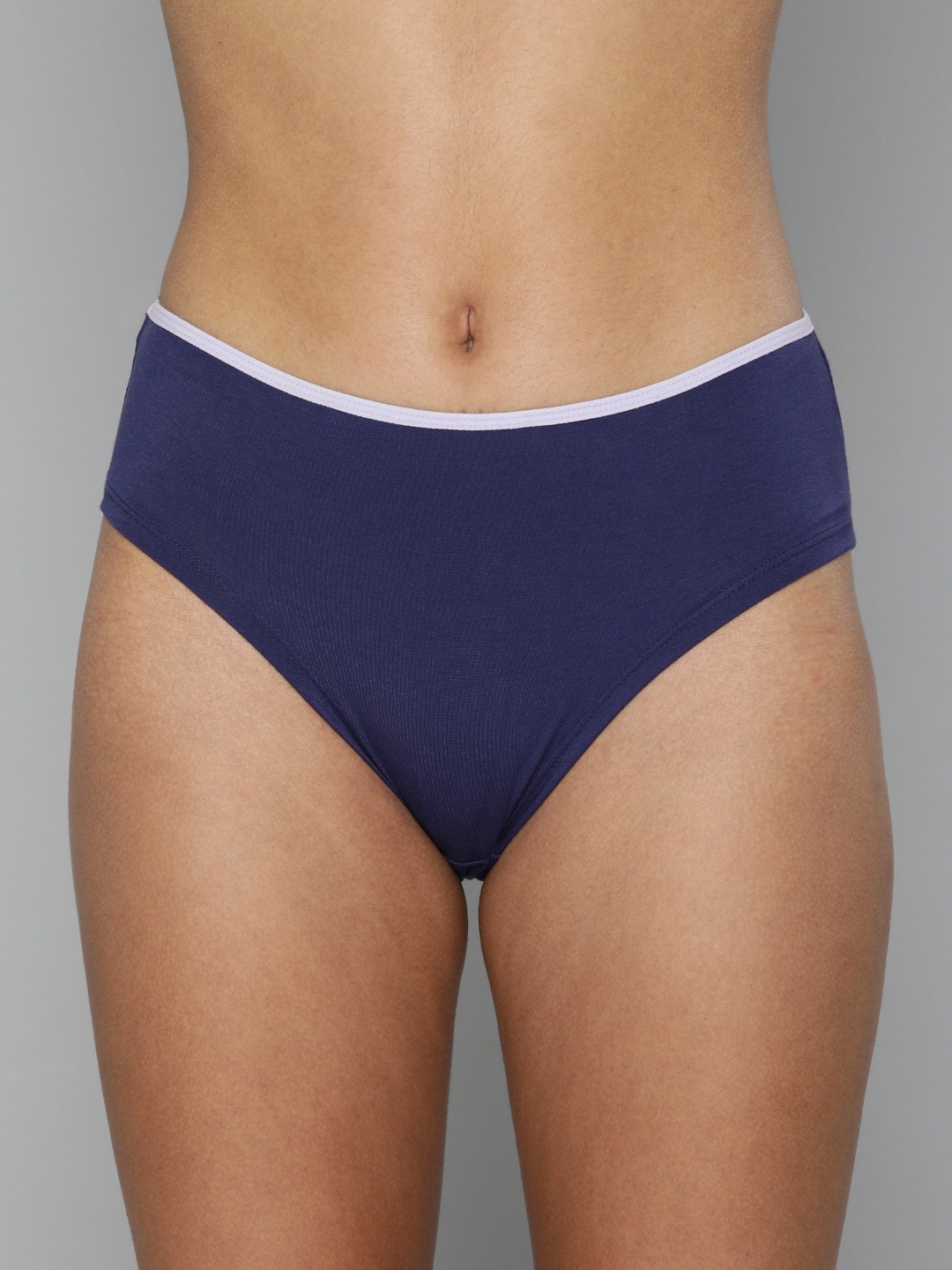 

HRX By Hrithik Roshan Women Navy Blue Solid Antimicrobial Lifestyle Briefs-HR_SS21_W_BF