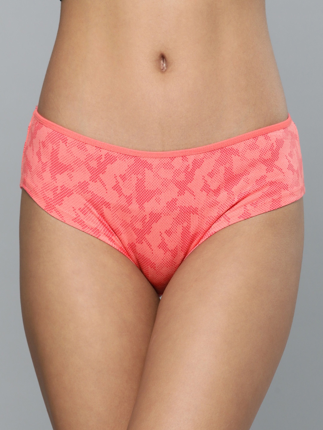 

HRX By Hrithik Roshan Women Colourblock Antimicrobial Lifestyle Briefs, Coral