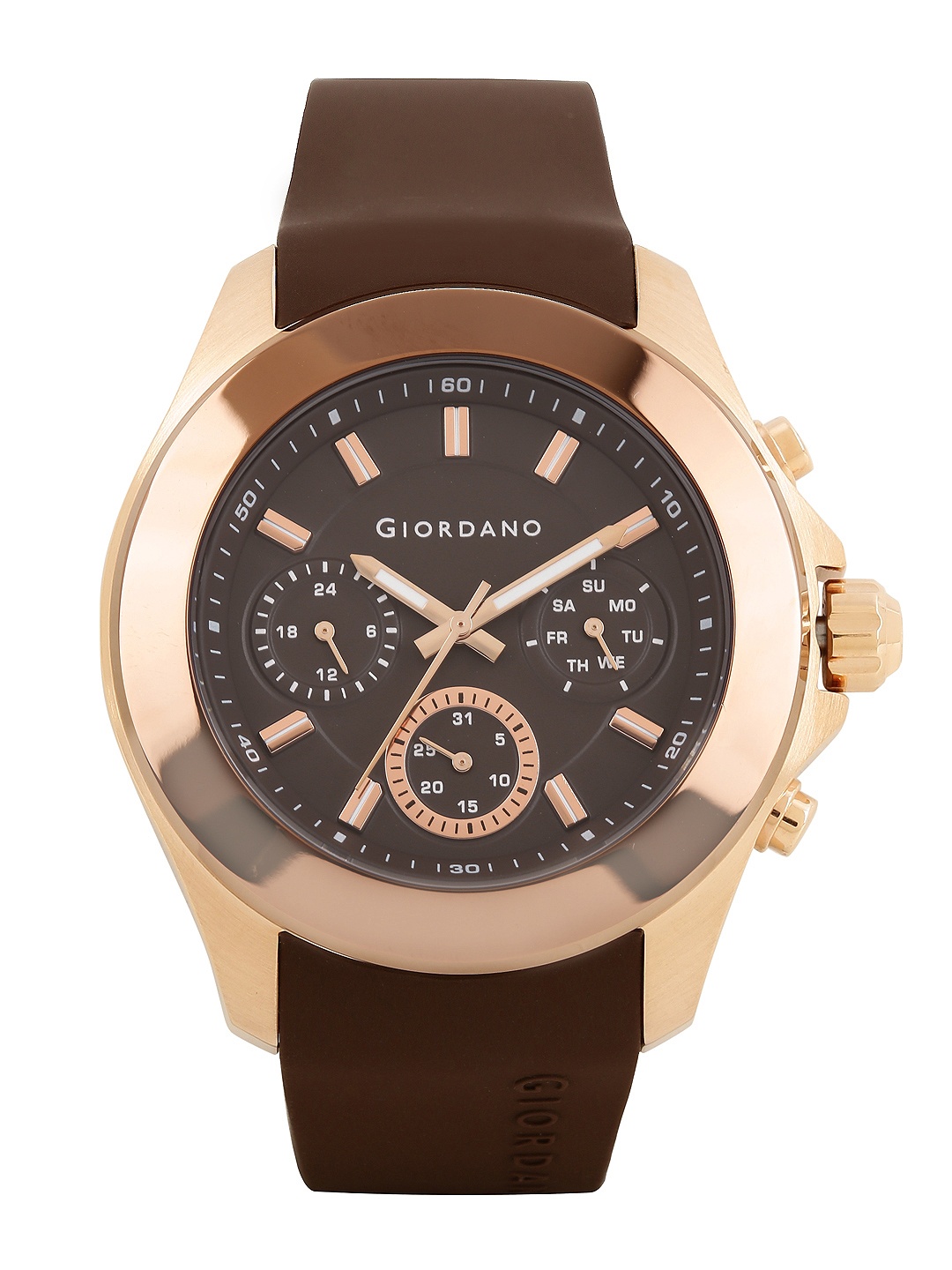 

GIORDANO Men Brown Dial Watch 1760-06