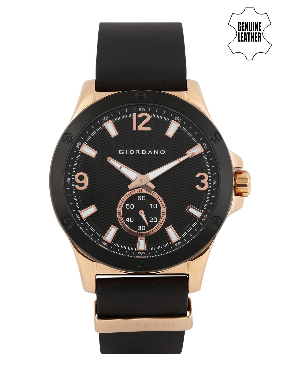 

GIORDANO Men Black Dial Watch 1765-01