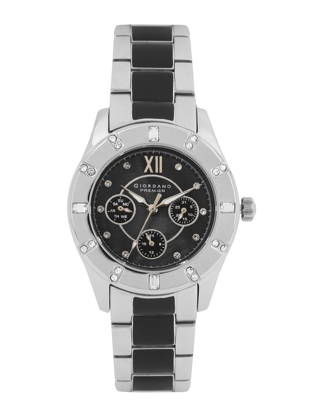 

GIORDANO Premier Women Pearly Black Dial Watch P2054-11