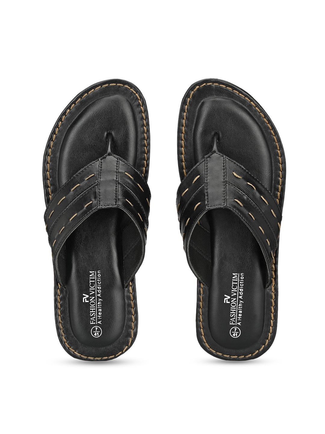 

Fashion Victim Men Black & Brown Comfort Sandals