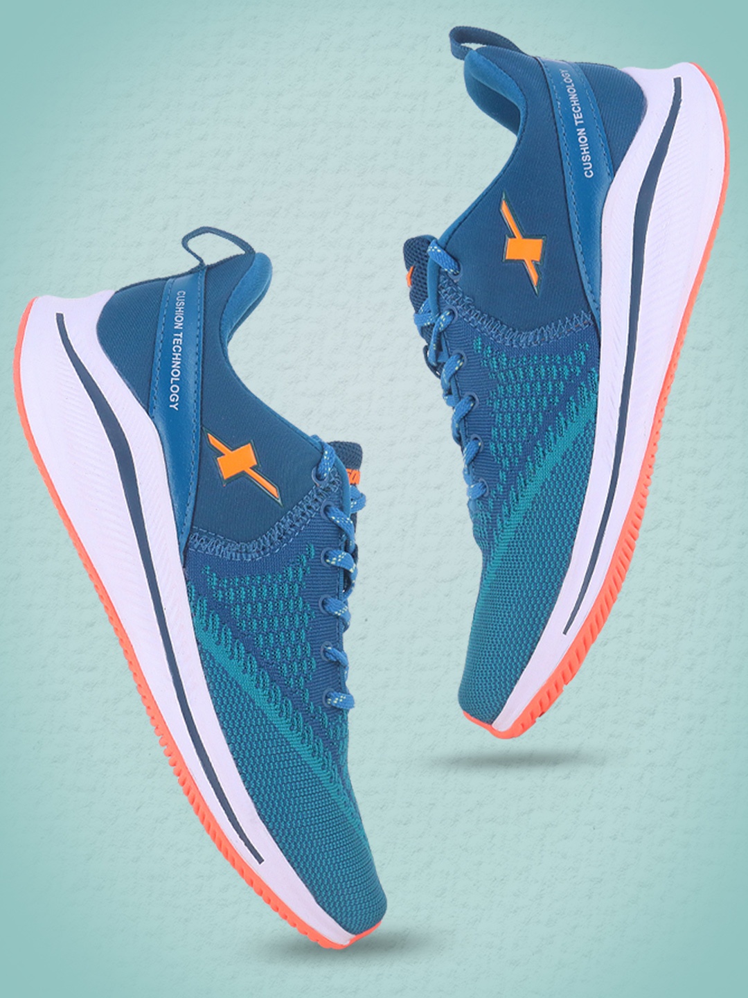 

Sparx Men Blue Mesh Running Shoes