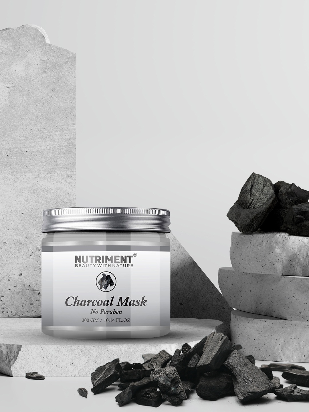 

Nutriment Charcoal Mask - 300 g, Grey