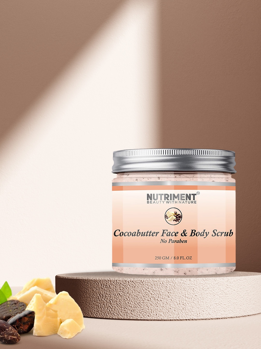 

Nutriment Cocobutter Face & Body Scrub - 250 g, Peach