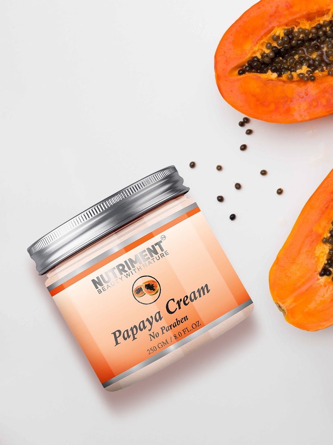 

Nutriment Unisex Papaya Cream 250 gm, Transparent