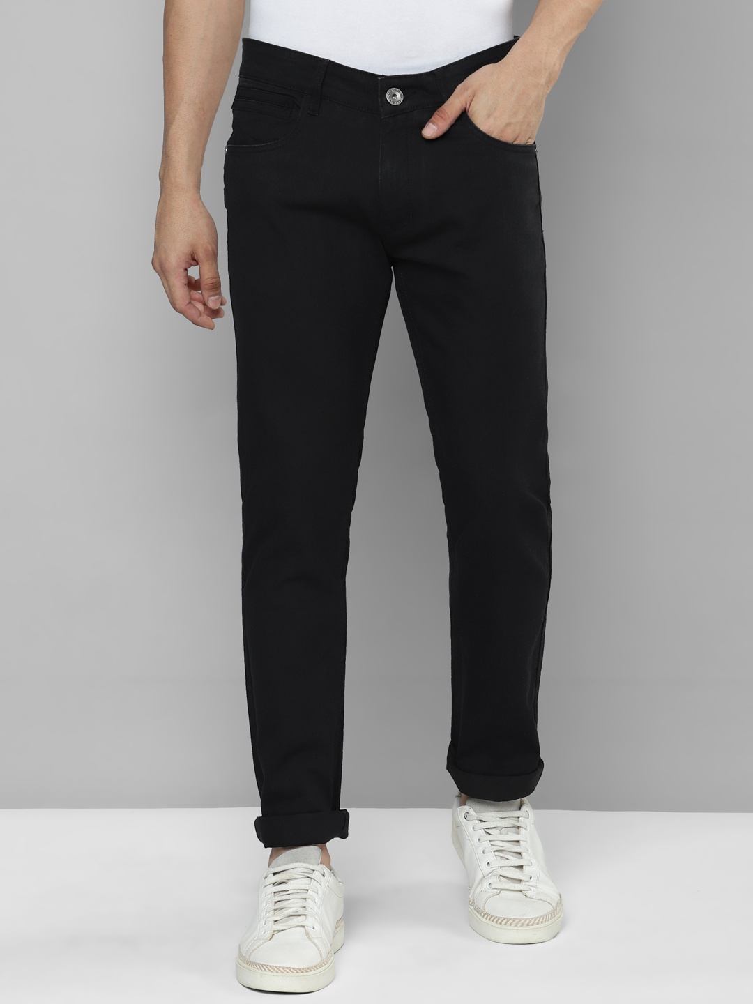 

Allen Cooper Men Black Slim Fit Jeans