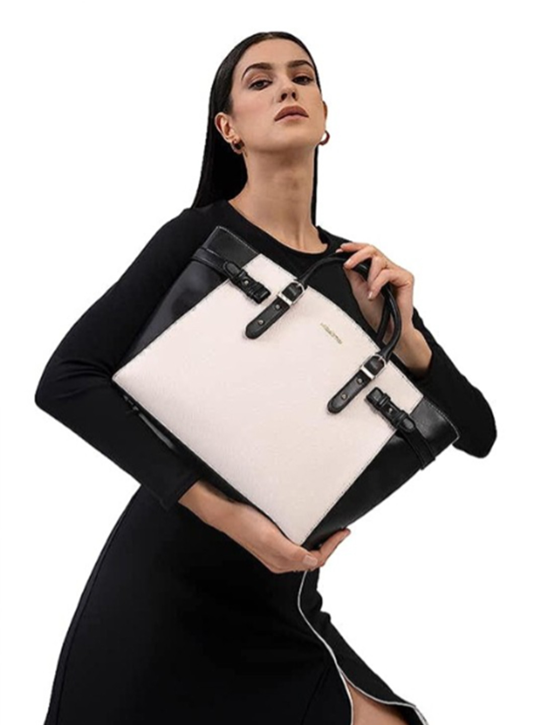 MIRAGGIO Rosalind Brown Tote Bag with Detachable Shoulder Strap