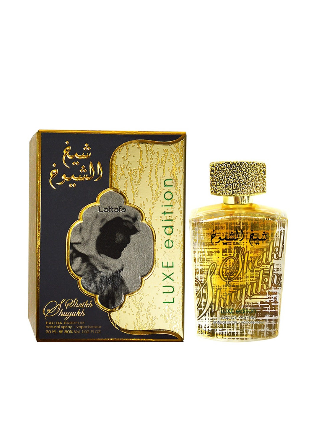 

Lattafa Unisex Sheik Al Shuyukh Luxe Edition Eau De Perfume 30ml, Transparent